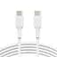 Кабель Belkin USB-C > USB-C заряджання/синхронізації 1м, 60Вт, Type-C, PVC, білий teh0013652 - мініатюра 2