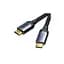 Кабель мультимедійний HDMI M to HDMI M 2.0m V2.1 8K60Hz HDR10 HLG Choetech (XHH01-BK) - мініатюра 2