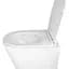 Унитаз подвесной Qtap Swan безободковый Ultra Quiet с сиденьем Soft-close QT16335179W, Белый - миниатюра 4