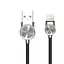 USB кабель Kaku KSC-127 USB - Lightning 1.2m Fast charging 3.2A - Black - мініатюра 1