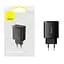 Зарядное устройство адаптер питания на 3 порта Baseus Cube Fast Charger 2U+C 30 W черный - миниатюра 2