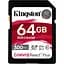 Карта пам'яті Kingston 64 GB SDXC Class 10 UHS-II U3 Canvas React Plus (SDR2/64GB) - мініатюра 1
