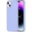 Чохол Vokamo MagSafe для iPhone 15 рідкий силіконовий з магнітом Purple - мініатюра 1