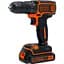 Дриль-шуруповерт Black+Decker BDCDC18KB 18V 2x1.5Ah [89315] - мініатюра 1