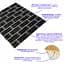Самоклеюча стінова панель Sticker Wall Чорна 3D NEW CULTURAL WALL 70x70cmx5mm BLACK+WHITE (D) SW-00001503 - мініатюра 2
