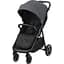 Прогулочная коляска Kinderkraft Route Platinum Grey серая (00-00305124) - миниатюра 1