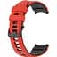 Браслет Ricco для Samsung Galaxy Watch 4 - красно-черный ширина крепления 20мм силикон Watchbands (W19-3WB21134651) - миниатюра 1