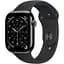 Смарт-часы Apple Watch Series 11 GPS + Cellular 46mm Slate Titanium Case with Black Sport Band M/L (MFD24) [151116] - миниатюра 1