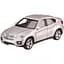 Машина Металева Bmw X6 Welly 44016Cw Масштаб 1:43 Срібний - мініатюра 1