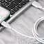 Кабель Proove Striped Silicone USB-A to Lightning 1m White (CCSS00001102) [133336] - мініатюра 3