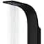 Душова панель Corsan Festo black LED з виливом S046MBLLEDW, Чорний матовий - мініатюра 2