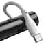 Кабель Baseus Simple Wisdom Cable USB to Type-C Kit 5A 1.5m 2PCS-Set TZCATZJ-02 White - миниатюра 4
