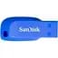 USB флеш накопичувач SanDisk 64GB Cruzer Blade Electric Blue USB 2.0 (SDCZ50C-064G-B35BE) - мініатюра 1