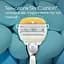 Уцінка. Змінні картриджі для гоління Gillette Venus Comfortglide Skin Cushion Coconut жіночі 3 шт.  - мініатюра 6