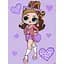 Картина по номерам "L.O.L. Surprise! Tweens Fancy Gurl" KHO6284, 30х40 см - миниатюра 1