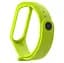 Силиконовый ремешок Primo для фитнес-браслета Xiaomi Mi Band 3 Lime - миниатюра 2