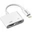 Адаптер конвертер переходник Moxom (MX-AX27) Lightning to HDMI + USB PD - миниатюра 1