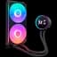 Водяне охолодження NZXT Kraken Elite 280 RGB (2024) Black (RL-KR28E-B2) - мініатюра 1