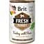 Вологий корм для дорослих собак всіх порід Brit Fresh Turkey & Peas з індичкою і горошком 400 г - мініатюра 1