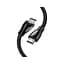 Кабель мультимедійний HDMI M to HDMI M 5.0m braided HD140 black Ugreen (80405) - мініатюра 1