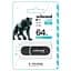 USB флеш накопитель Wibrand 64GB Panther Black USB 2.0 (WI2.0/PA64P2B) - миниатюра 2