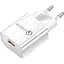 Зарядное устройство 1xUSB 18W QС3.0, белый (B00738) - миниатюра 1