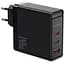 Быстрая зарядка McDodo 140W GaN 5 Pro Dual Type-C + USB Fast Charger Black (CH-2903) - миниатюра 1