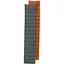 Ремінець Silicone Link Magnetic Samsung Galaxy Watch 22 мм Gray-Orange - мініатюра 1