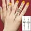 Набор детских часов тату Черные мини №2 black-tattoo-mini-set-2-3, 30 штук по 9,5*5,5 см - миниатюра 5
