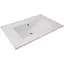 Раковина врезная мебельная Qtap Albatross 720x460x180 White с донным клапаном QT01113070CW148474 - миниатюра 1