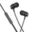Дротові навушники Hoco M122 Power metal універсальні earphones with microphone, 3.5mm, 1.2m, black - мініатюра 2
