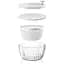 Сушка для салата Guzzini Kitchen Active Design Spin&Store, 26 см, прозрачный с белым - миниатюра 2