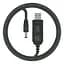 Кабель МАКЕ USB to DC 9V 1м Black - мініатюра 1