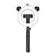 Тримач Borofone Perfect Pic BY6 із кільцевим освітленням 17 см - мініатюра 3