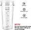 Запасні частини для чашок 470 мл для змішувачів Ninja 700W Slim Mixer Smoothie Maker Змінні стаканчики об'ємом 470 мл - мініатюра 3