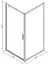 Душова кабіна AM.PM Like Square 90x90 без піддону, прозоре скло W80G-303-090MT, Хром, прозорий, хром - мініатюра 2