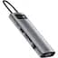Концентратор Baseus USB3.1 Type-C to USB C(PD)100W/HDMI 4K 30Hz/VGA/USB3.2/RJ45/SD+TF,9in1 Grey (CAHUB-CU0G) - миниатюра 6