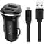 Автомобільний зарядний пристрій Hoco Z1 Car Charger 2USB 2.1A Black [38274] - мініатюра 2