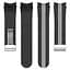 Ремешок для Samsung Galaxy Watch 5 44mm - черно-серый ширина крепления 20мм силикон Watchbands Cls-line (W16-5WB61136966) - миниатюра 3