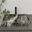 Умивальник VBI Triest anthracite marble накладний VBI-012717, Мрамор - мініатюра 1