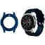 Комплект Watchbands: силиконовый ремешок синий + чехол синий для Samsung Gear S3 Frontier Samsung Galaxy 46mm (WBKW-46-5) - миниатюра 1