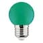 Cвітлодіодна лампа Horoz Electric Rainbow 1W E27 зелена - мініатюра 1
