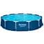 Каркасный бассейн Bestway STEEL PRO 366х76 большой с фильтром и насосом 56679 - миниатюра 1