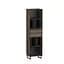 Стеллаж для книг и декора на ножках Moreli Forte F-0016 в стиле Loft 550х2000х400 мм Дуб Кверкус - миниатюра 1