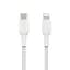 Кабель Belkin USB-С - Lightning, BRAIDED[2m, white] - мініатюра 5