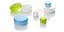 Набір контейнерів Humangear GoTubb 3-Pack Medium Блакитний-Зелений - мініатюра 6