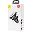 Автодержатель Baseus Magnetic Air Vent Car Mount With Cable Clip red (16105) - миниатюра 2