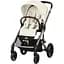 Прогулянкова коляска Cybex Balios S Lux TPE Seashell Beige з бампером (524001203) - мініатюра 1