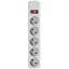 Мережевий фільтр живлення Maxxter (SPM5-G-15G) grey, 4.5 м кабель, 5 розеток (SPM5-G-15G) - мініатюра 4