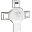 USB флеш-накопичувач 4 в 1 XO DK04 128 GB (37762-01_912) - миниатюра 1